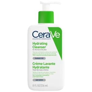 Crème Lavante Hydratante Visage et Corps pour les Peaux Sèches à Très Sèches - 236ml