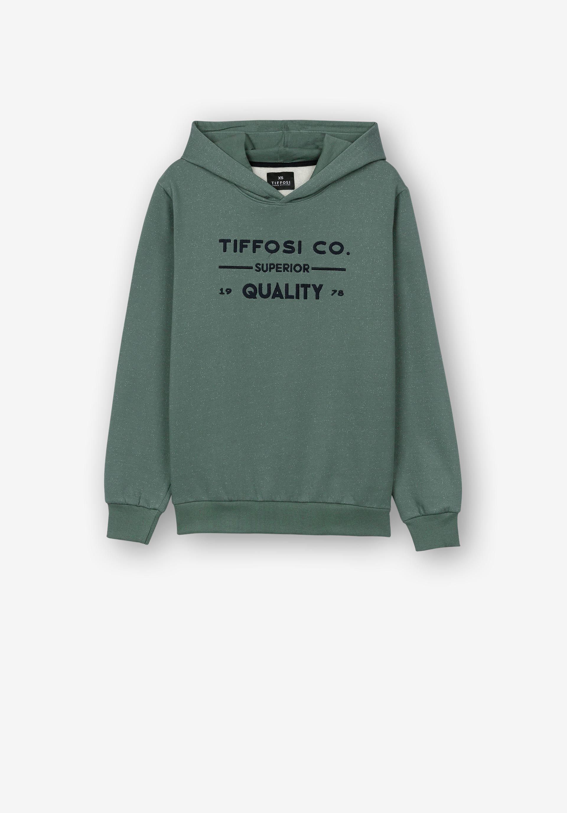 Hoodie com Bordado Frontal