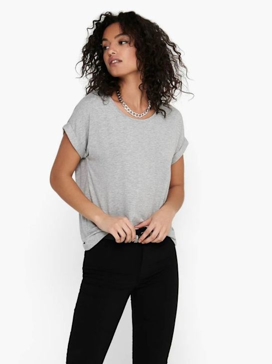 ONLY T-Shirt Grau