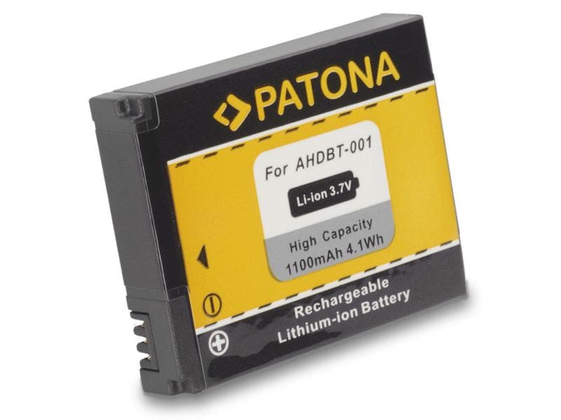 Patona Videokamera-Akku AHDBT-001 Für die GoPro-Kamera