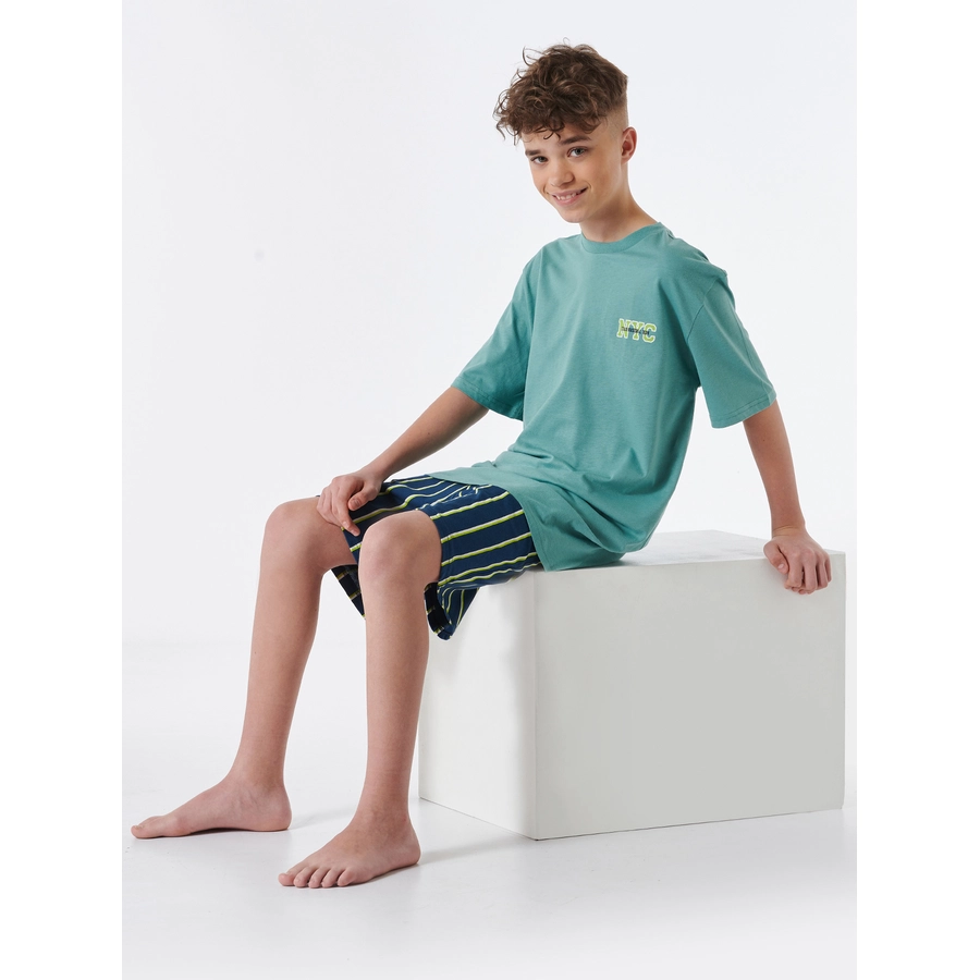 Schiesser Pyjama Organic Cotton mineral
