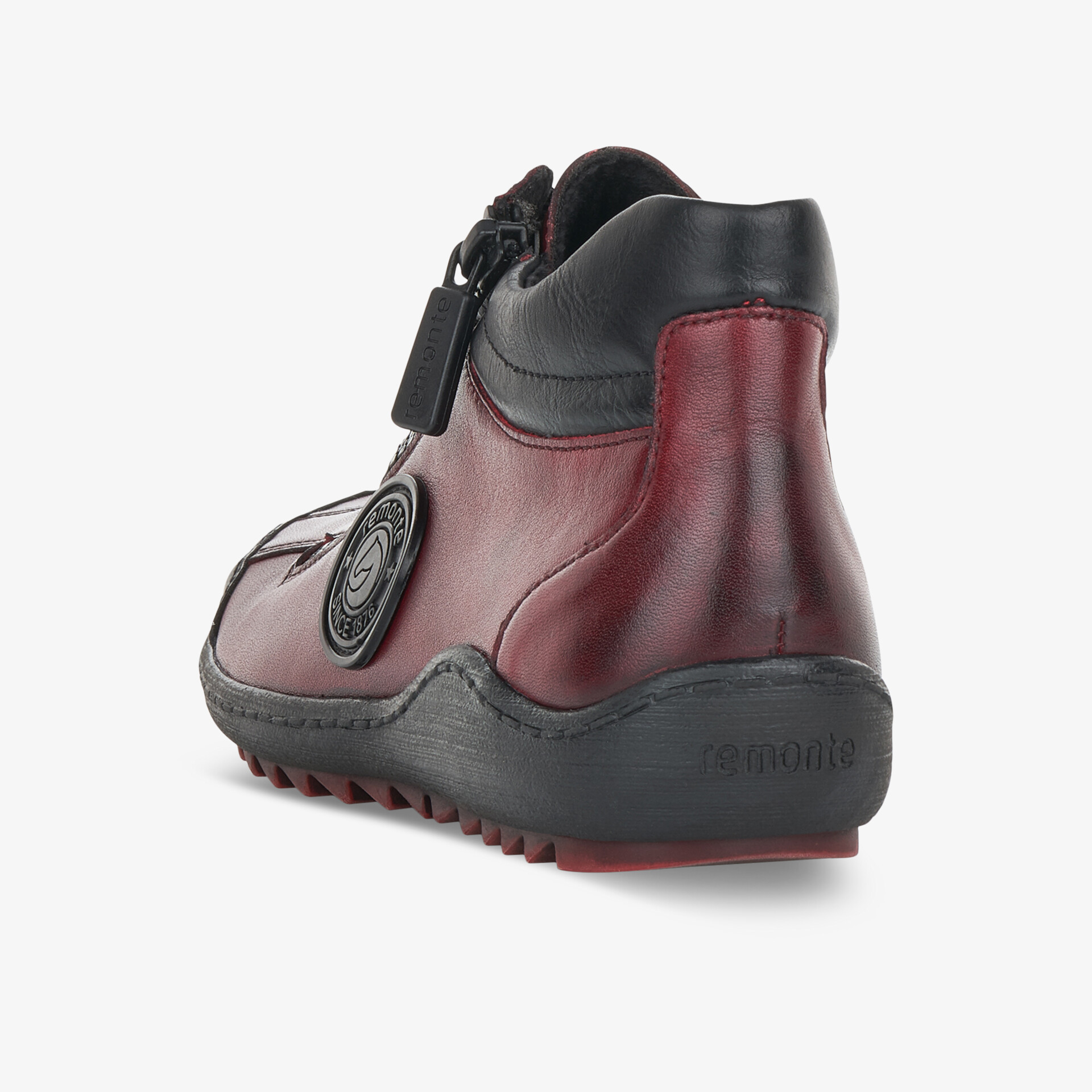 remonte Unisex Schnürstiefeletten rot