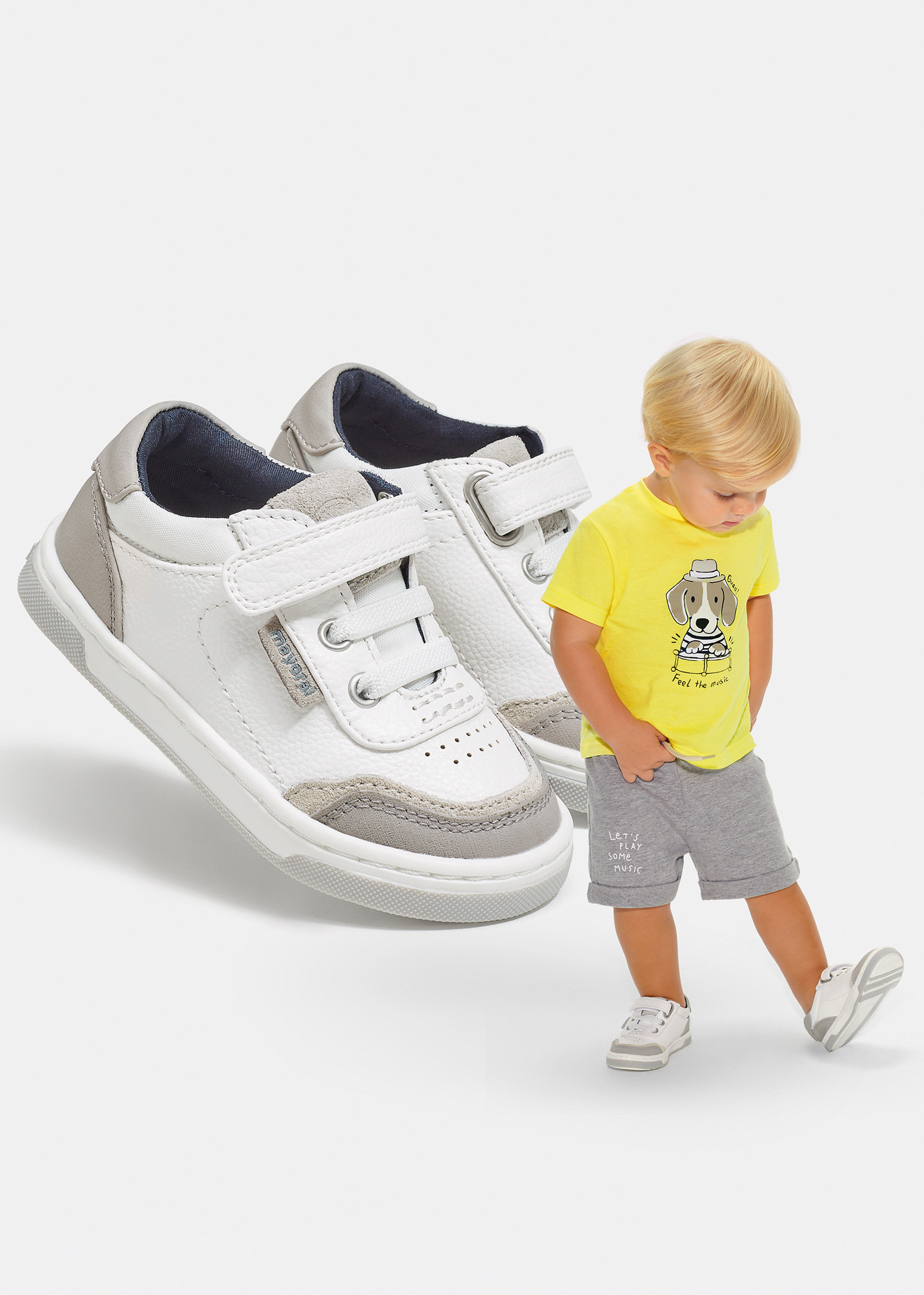 Sapatos esportivos de velcro para bebês