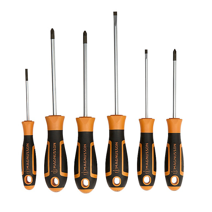 Tournevis standard Magnusson - 6 pièces