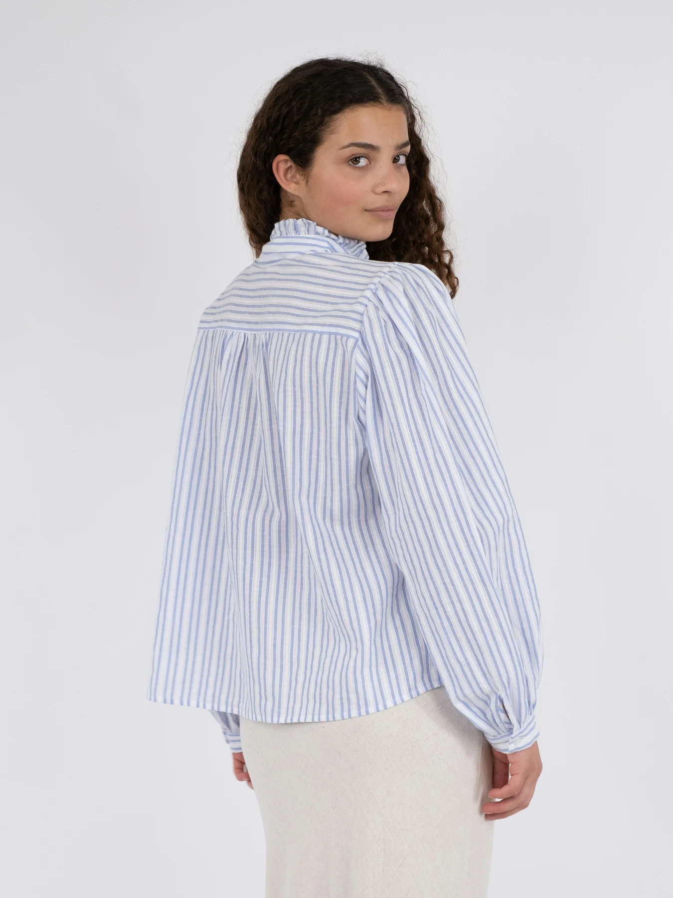 Neo Noir Johanne Stripe Blouse