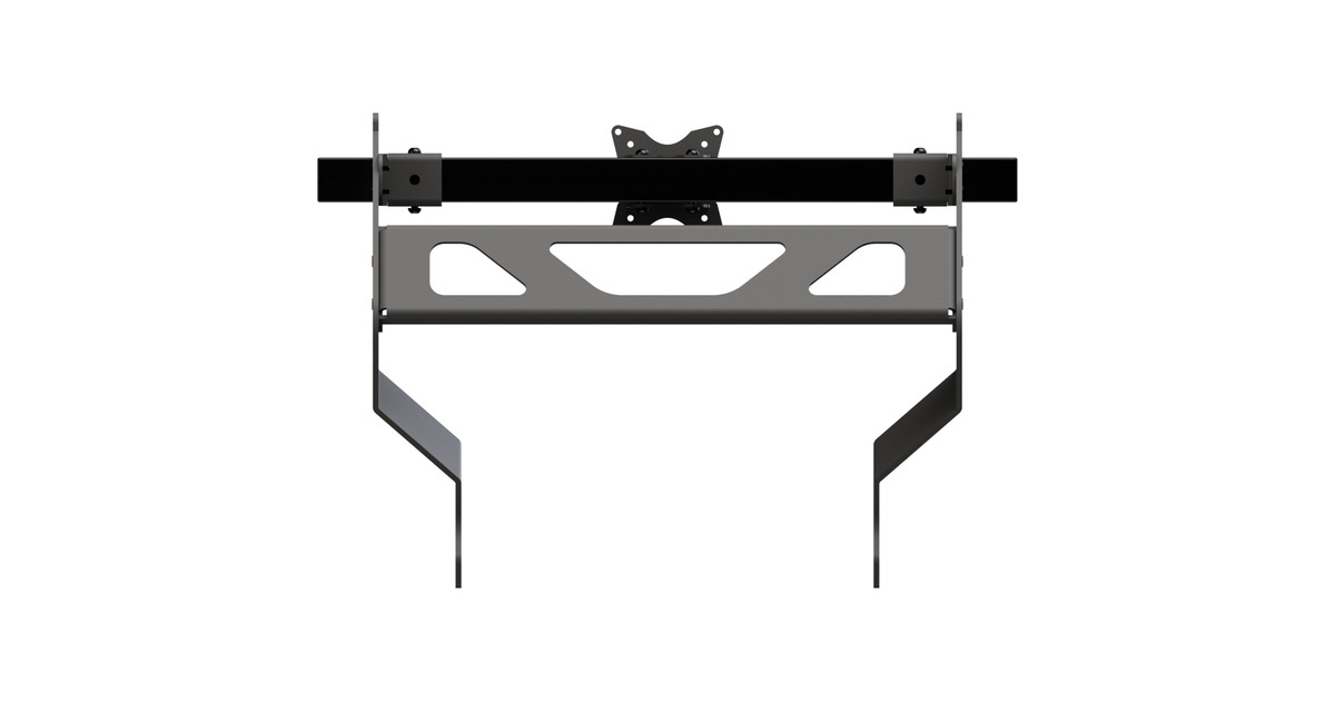 Res-TechGT Monitor Stand Integrated Single Reinforced monitorarm  (Zwart)