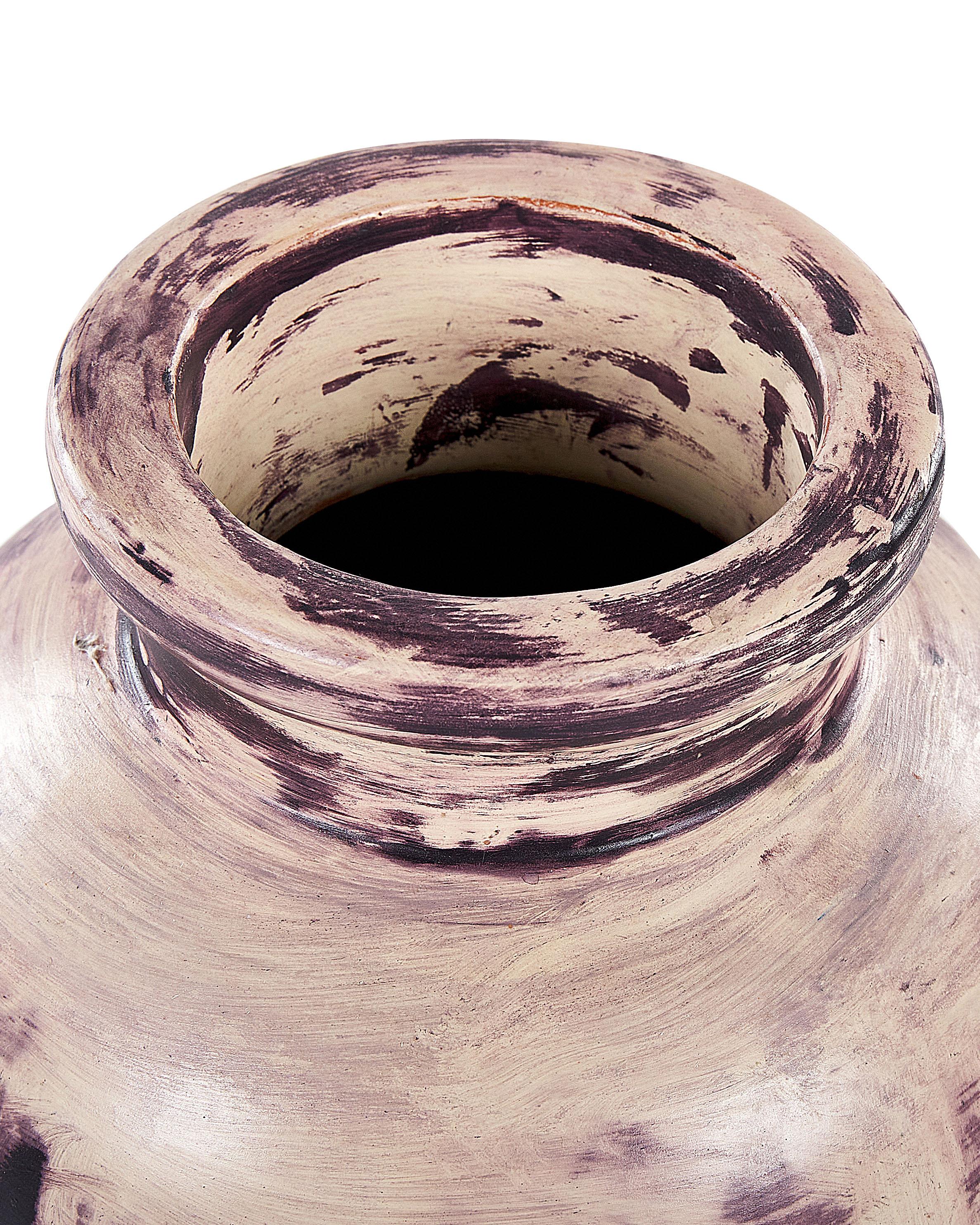 Decoratieve vaas AMATHUS Keramiek 34 cm Paars