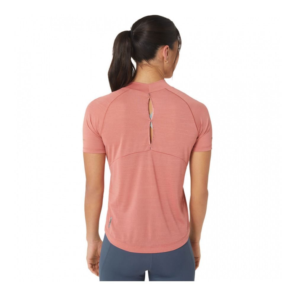 Asics NAGINO RUN - Tee-shirt Femme light garnet