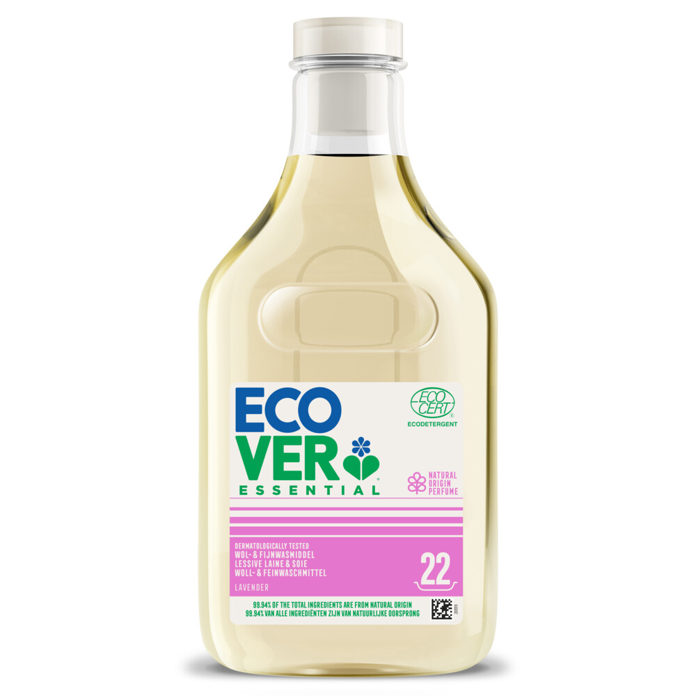 Ecover Wasmiddel Essential Wol- en Fijnwas 22 Wasbeurten1000 ml