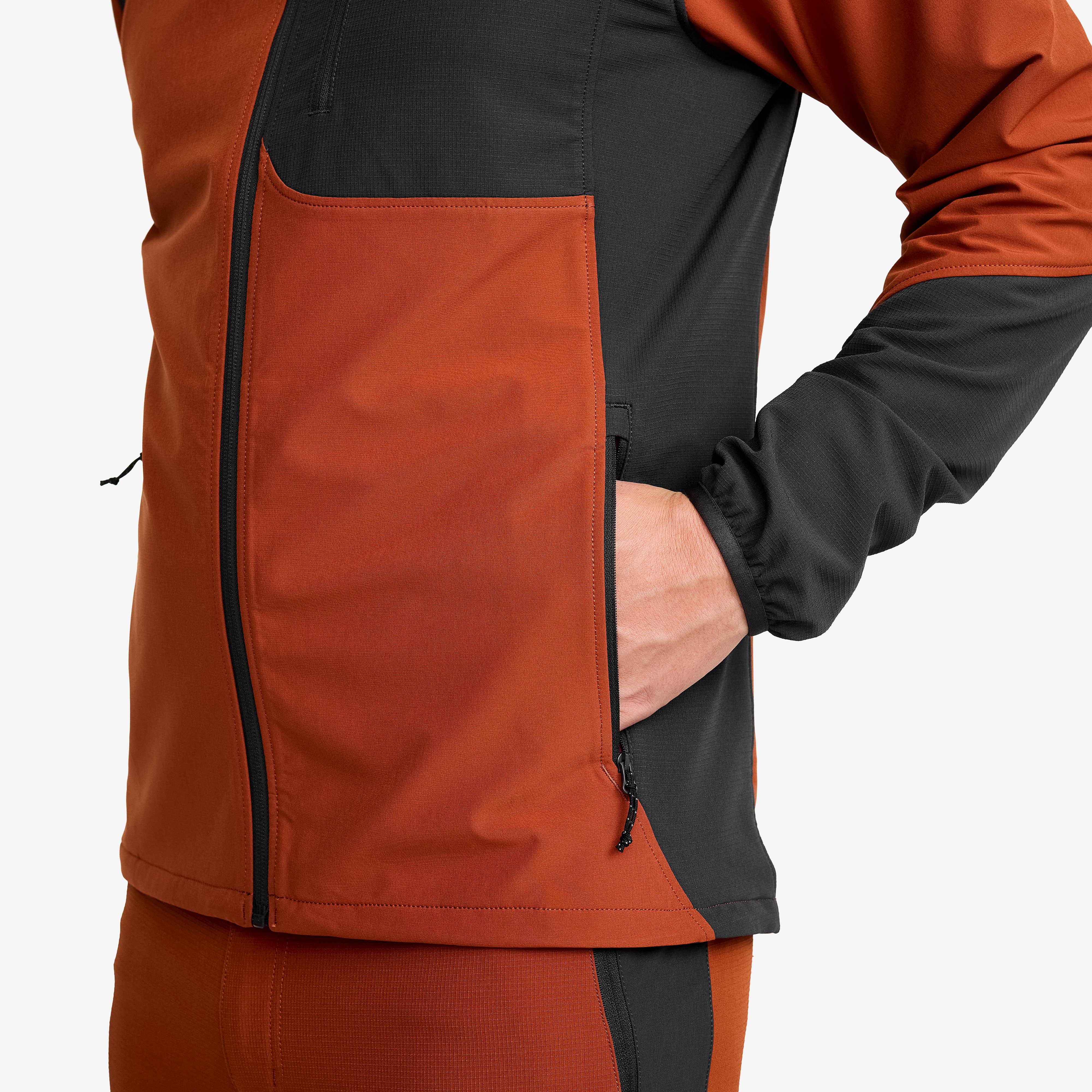 Ridge Trek Stretch Jacket Herre Rusty Orange/Anthracite