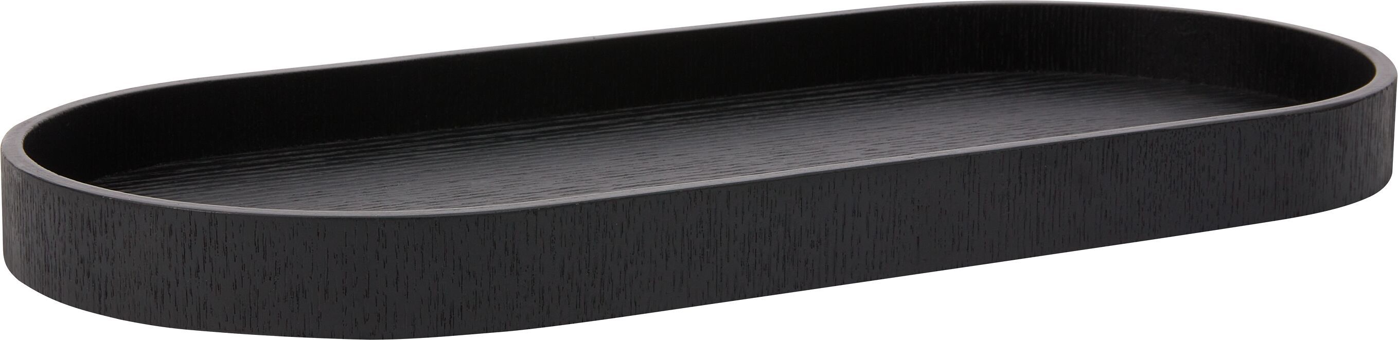 ELEO Deko Platte - Schwarz / B: 35.5 cm x T: 16.5 cm x H: 2.5 cm