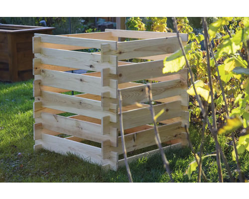 Dobar modulaire composteerder, 64 x 64 x 78 cm, natuurlijk