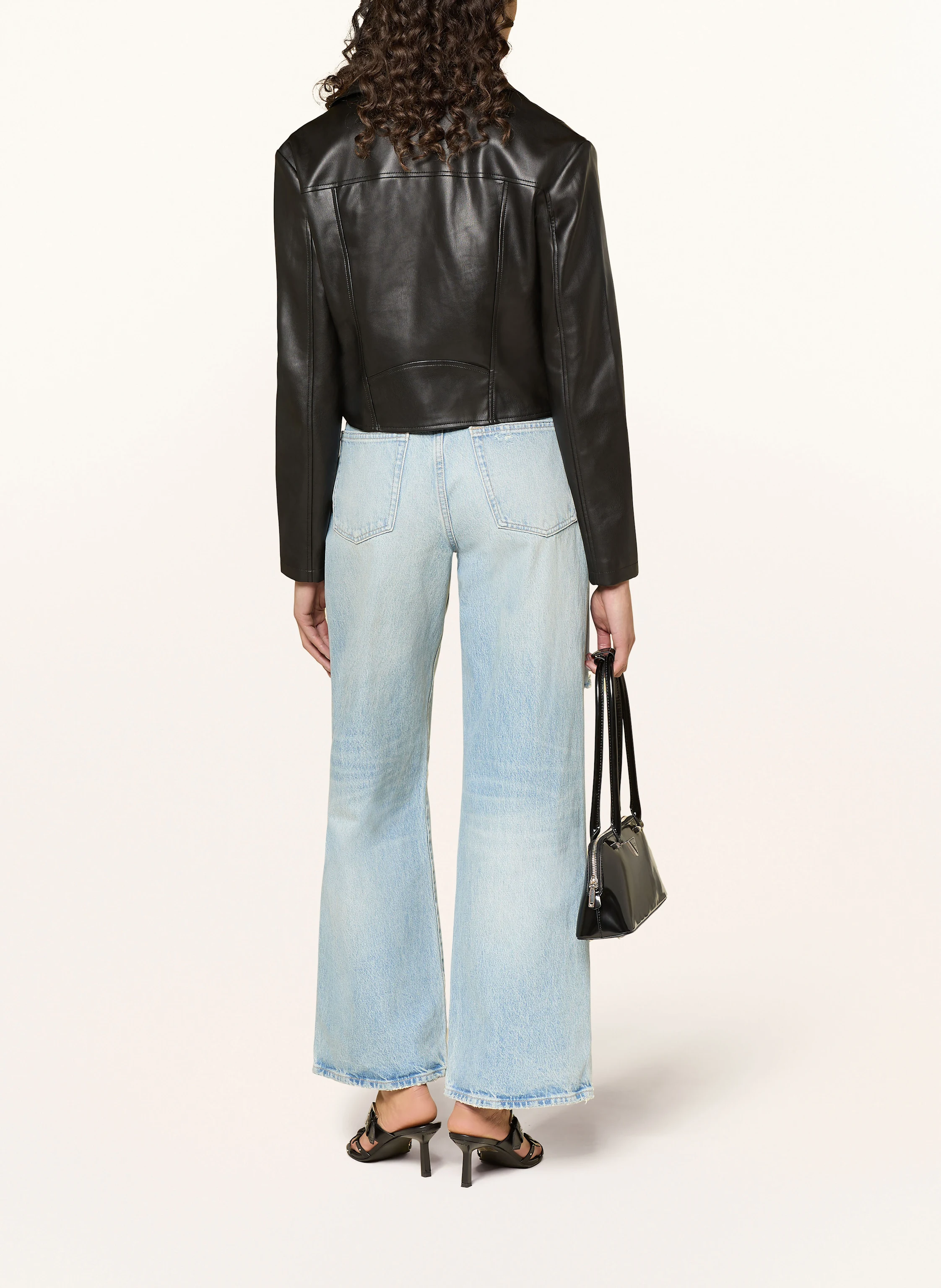 GUESS Biker-Jacke CLEMENCE in Lederoptik