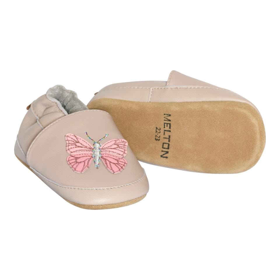 Papillon Leather Slippers oxford tan - MP - Rumpetroll