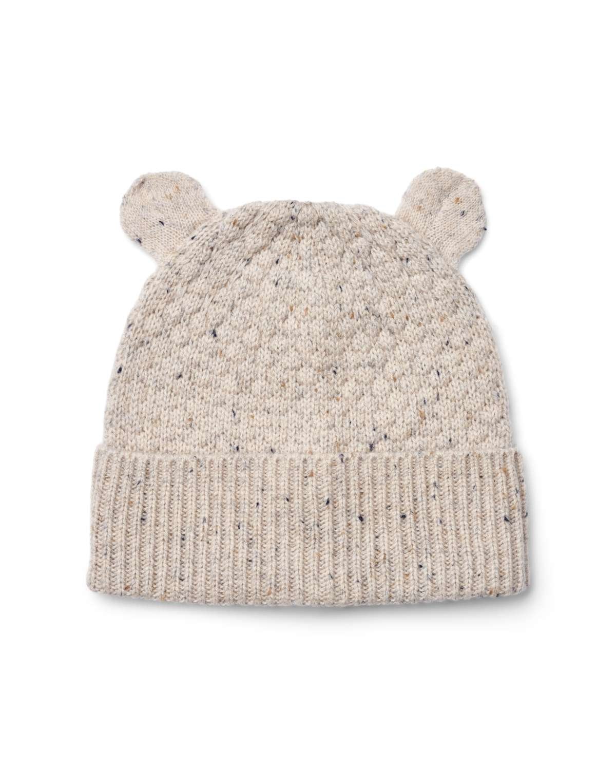 Beanie Lue med bamseører – 100% Merinoull | Miller
