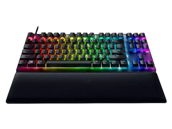 Razer Huntsman V2 TKL - Tastatur - backlit - USB-C - QWERTY - USA - tastkontakt: Razer Clicky Optical Purple