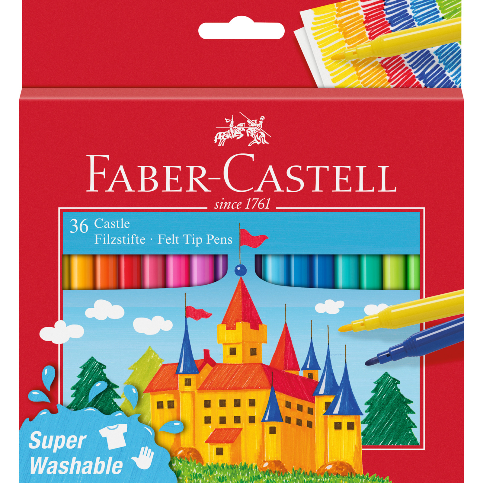 Faber Castell Filzstift Castle, 36 Stück