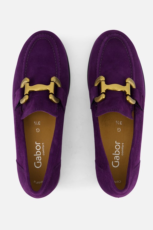 Gabor Instappers paars Suede