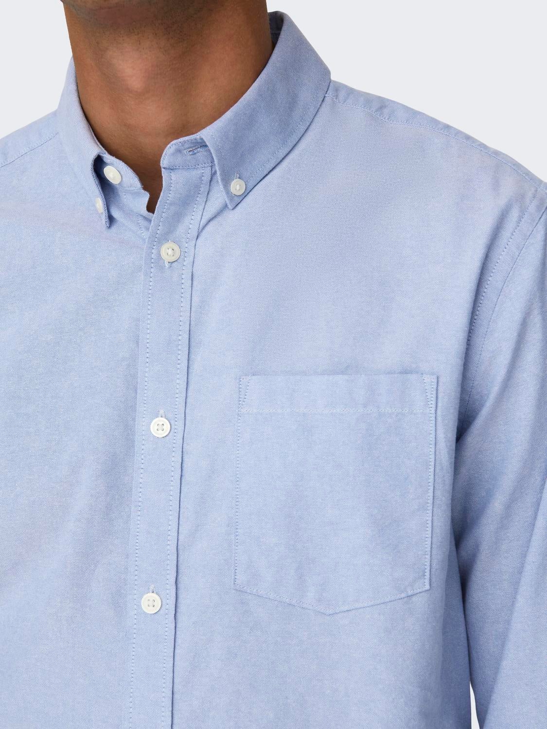 ONSNEIL Oxford Hemd Cashmere Blue