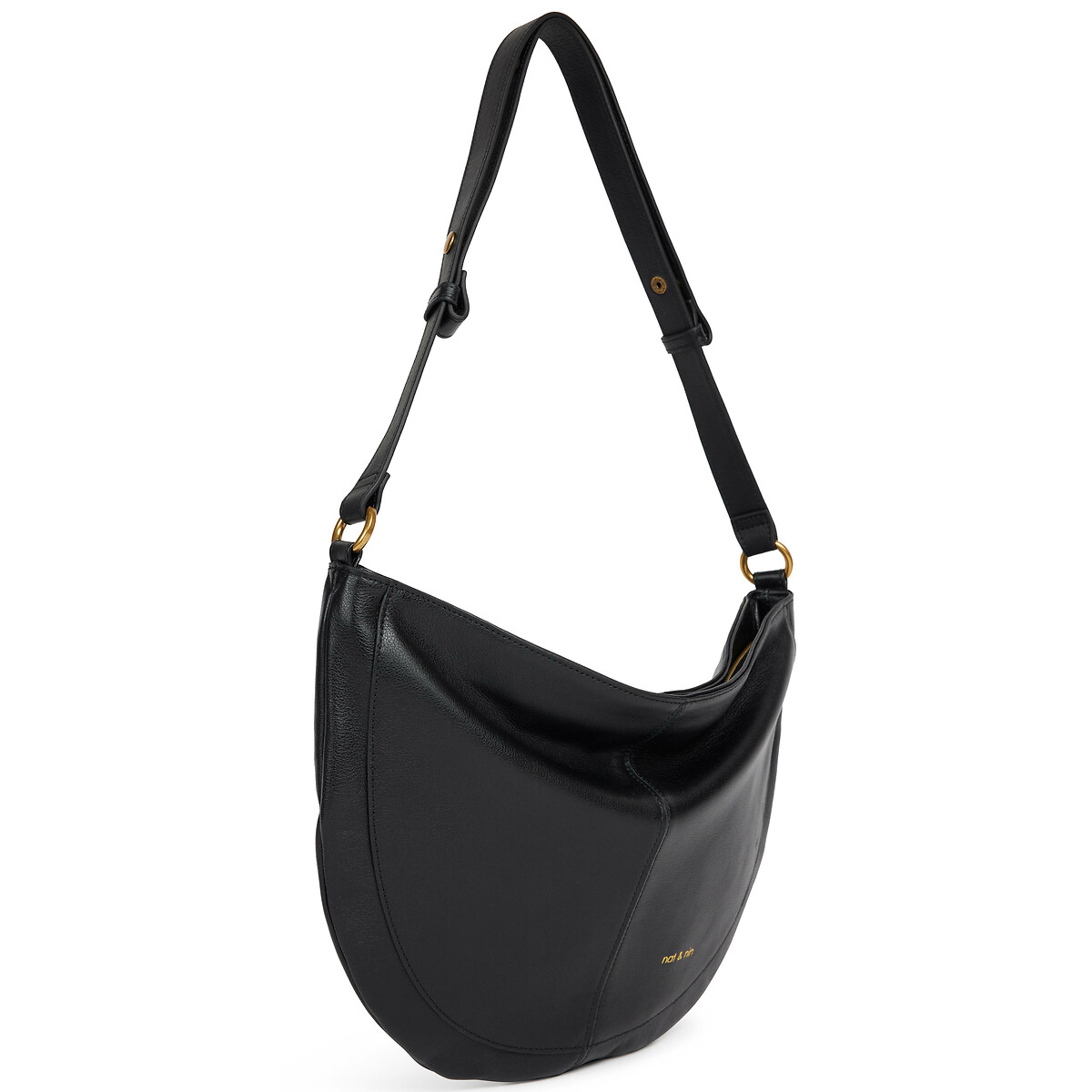 NAT & NIN<br>Bolsa hobo de couro Rodeo