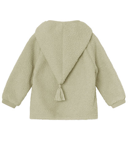 Mini A Ture Fleecejacke - Teddy - MatLiff - Elm Green