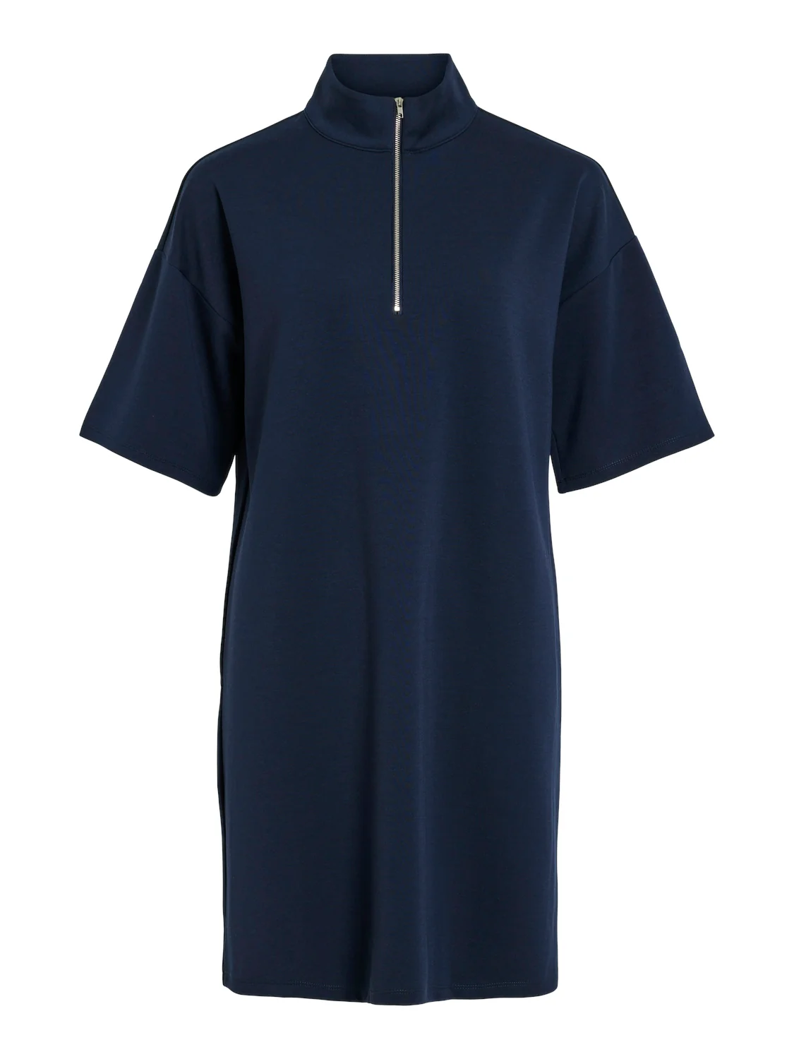 Vila  Visiffi High Neck kort kjole - Navy Blazer
