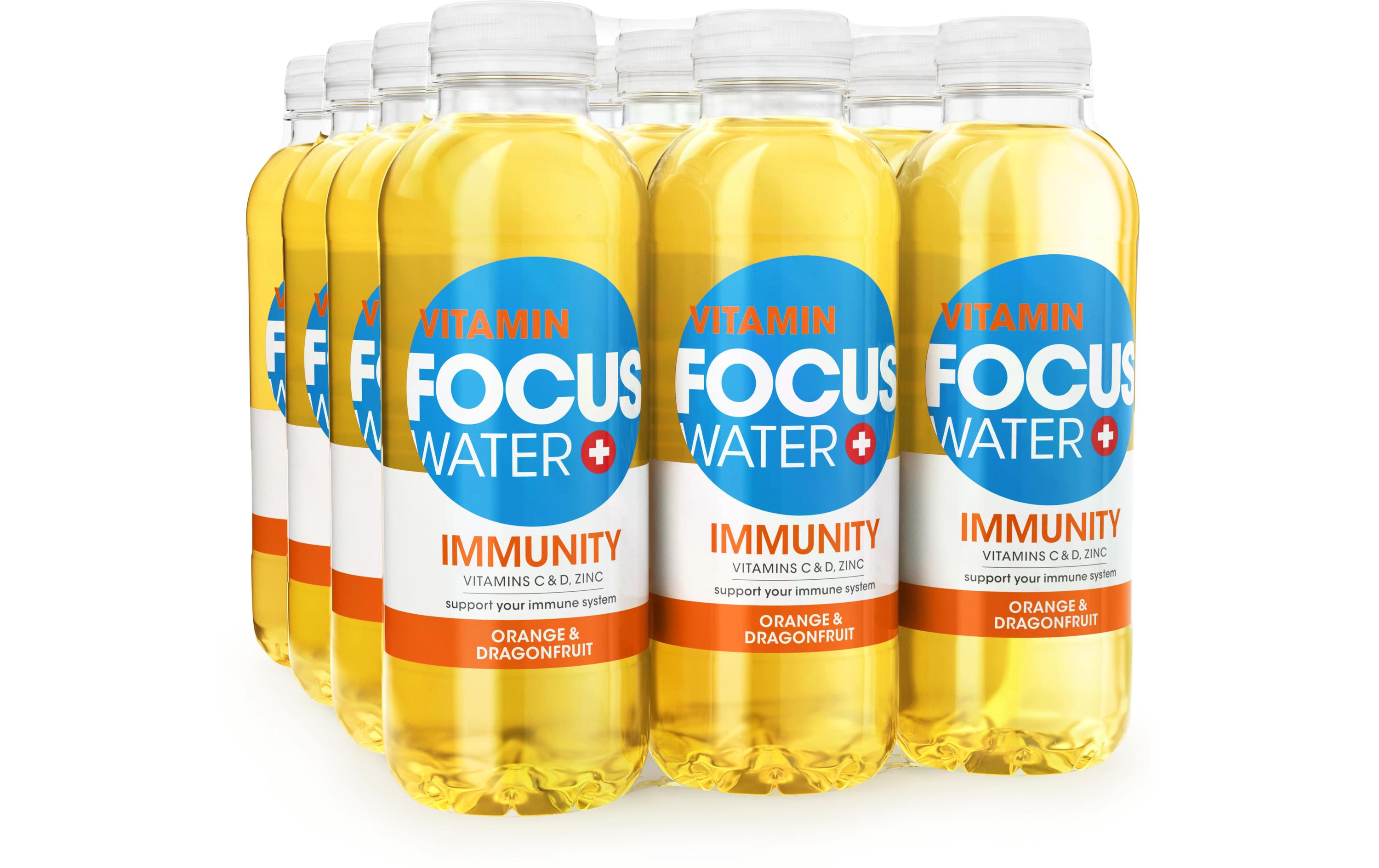 Immunity Orange & Drachenfrucht 12 x 0.5 lSchweizer Vitaminwasser