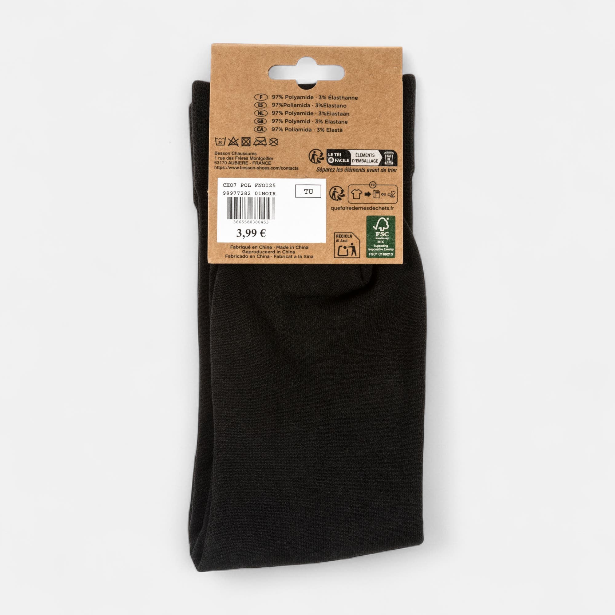 Chaussettes Femme noir