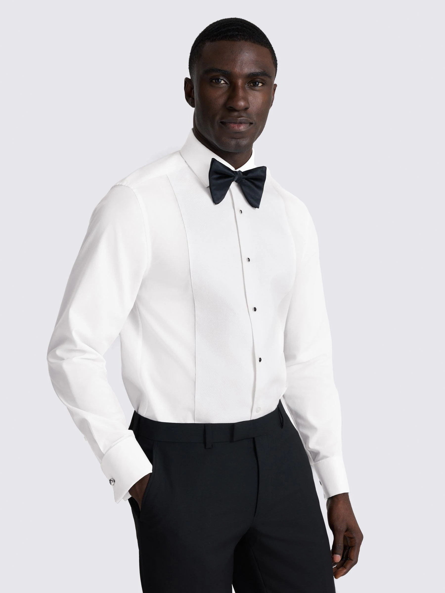Wit - Tailored - MOSS Marcella Jurk overhemd