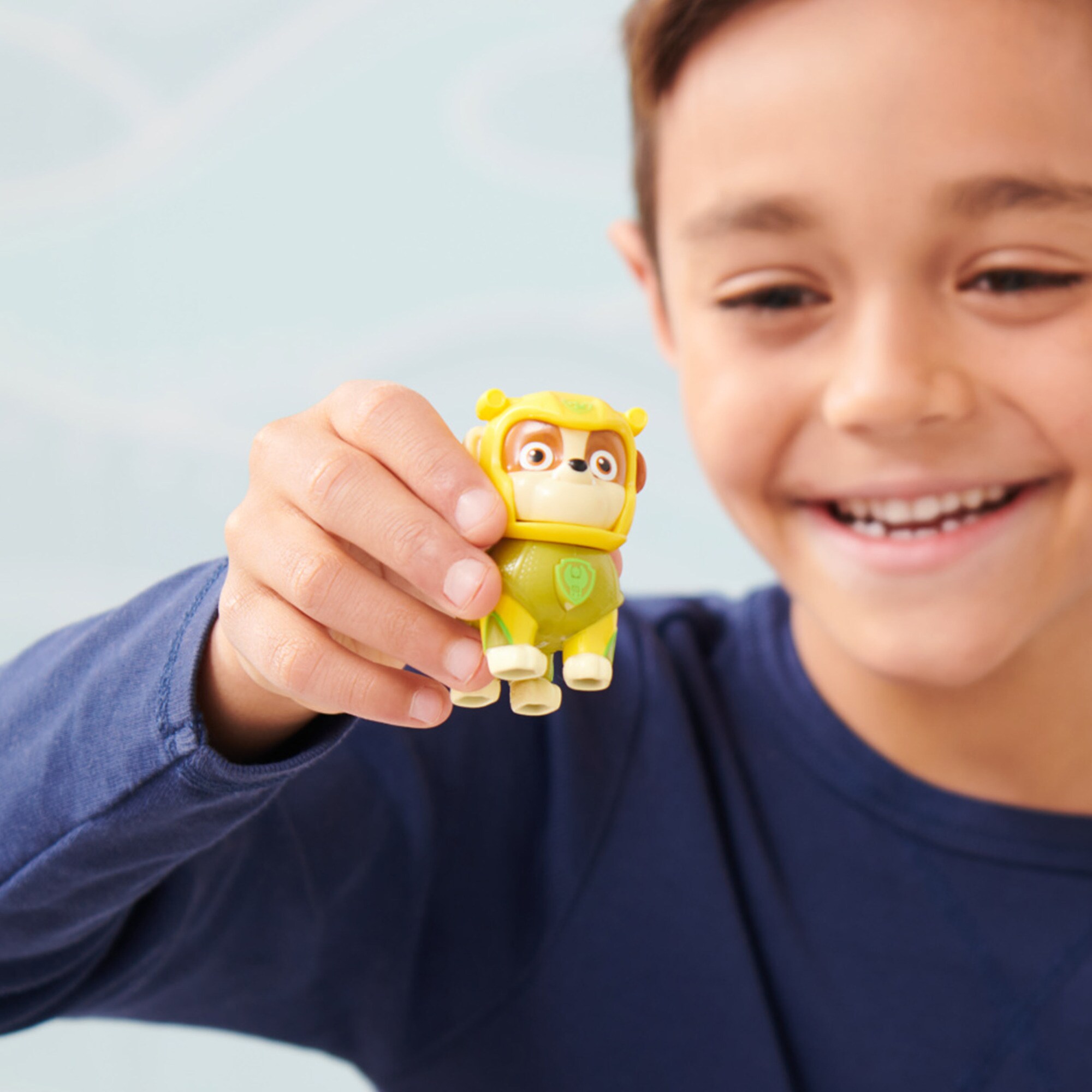 Spin Master Spielfigur Paw Patrol Aqua Pups - Hero Pups-Set mit Rubble-Welpenfigur und Hammerhai-Figur