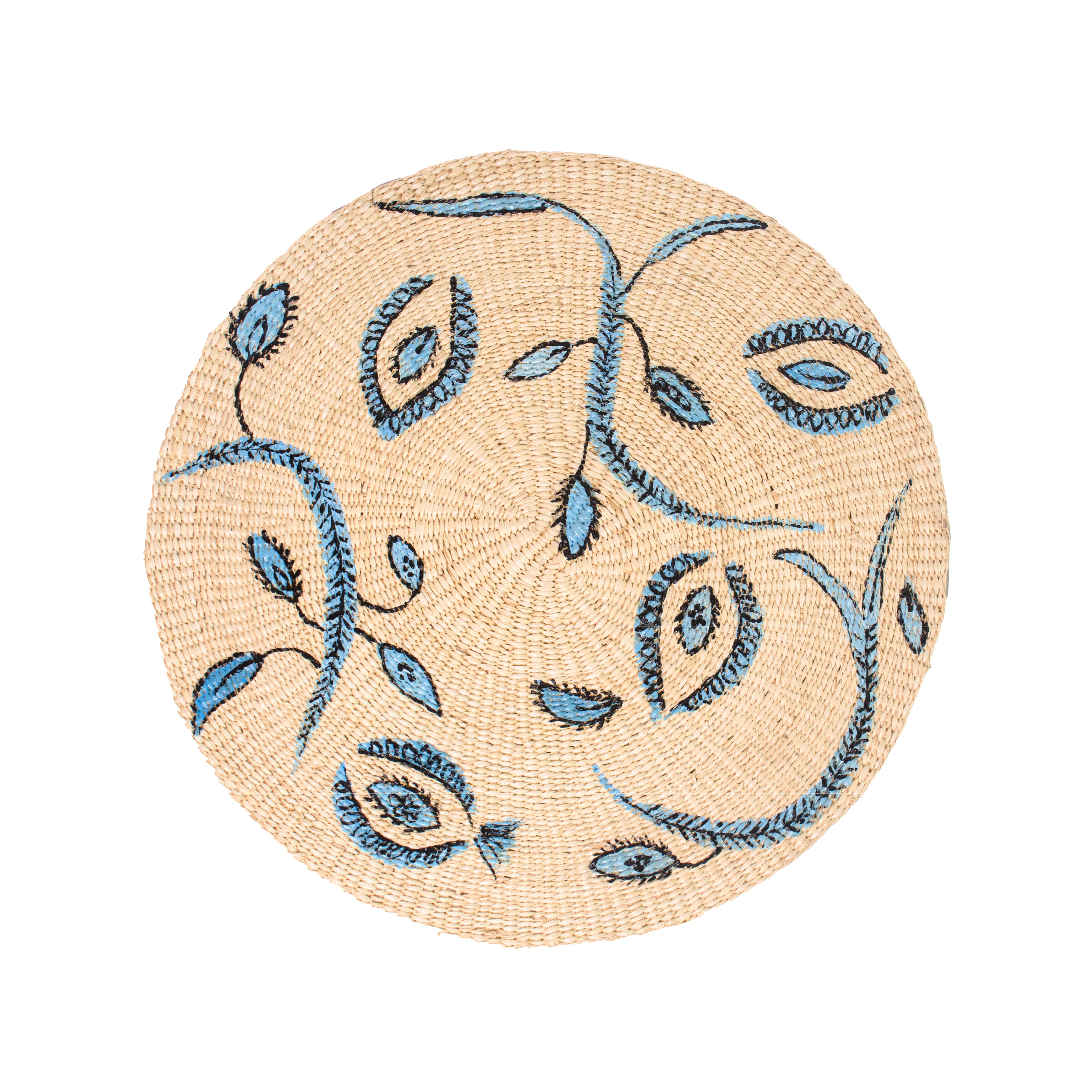 Set de table rond « Hojas » (lot de 2)