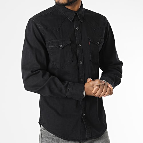 Chemise Manches Longues Jean 85744 Noir