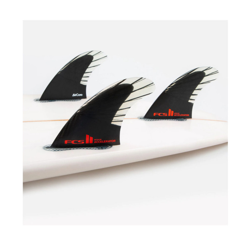 Ailerons SURF FCS II Accelerator PC Carbon black/red Thruster