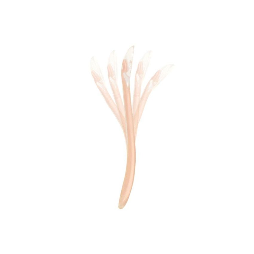 Cuillère silicone 1er âge - Peach - Doré