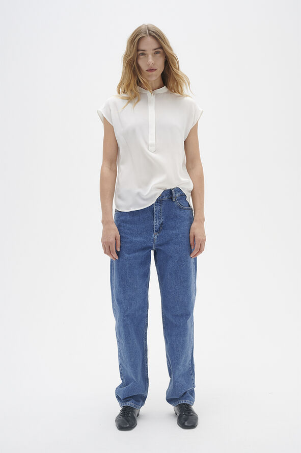 InWear Lucie Top Premium - 100% Silk Hvid
