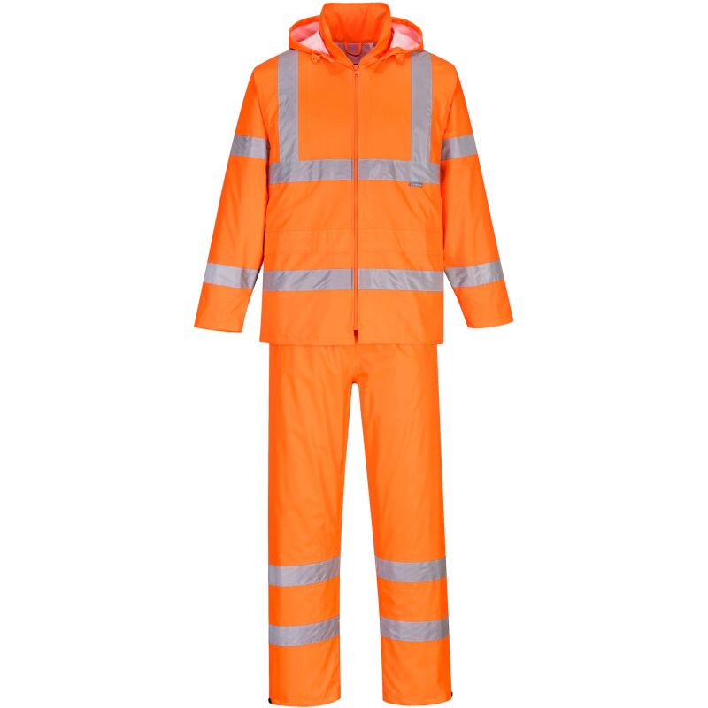 Portwest H448 Ensemble de pluie enroulable haute visibilité