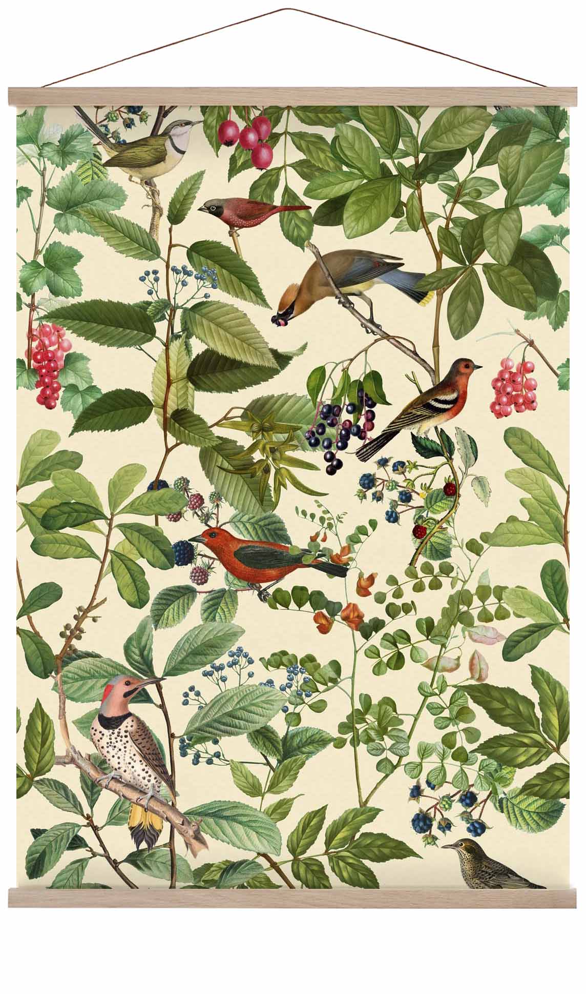 Vögel und Beeren von Andrea Haase