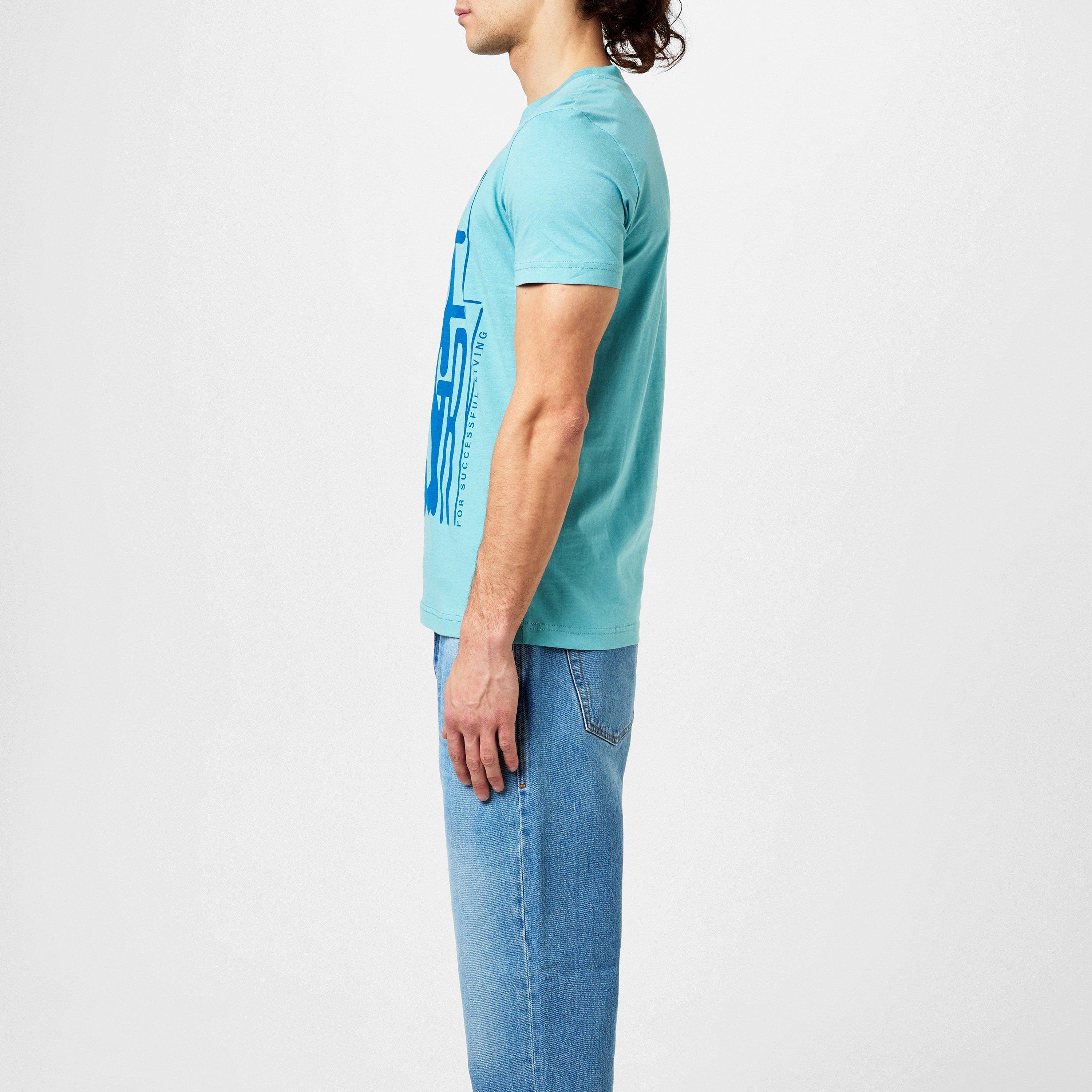Diesel Water Print T-Shirt