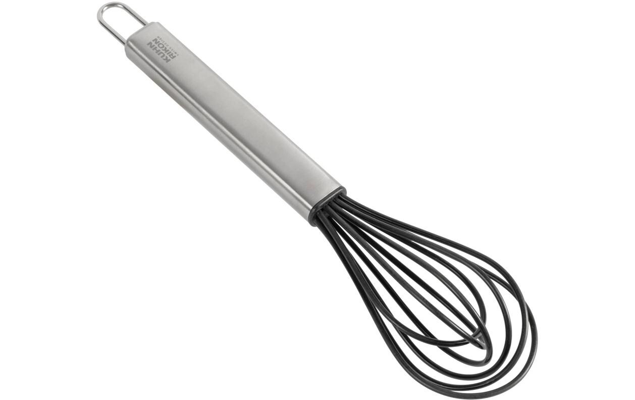 Schwingbesen Essential, klein Schwarz/SilberSchwingbesen aus Edelstahl und Silikon