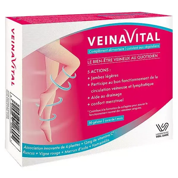 Laboratório E-Sciences Veinavital 30 cápsulas