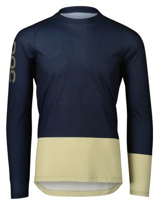 Maillot Manches Longues Poc MTB Pure Bleu Marine/Vert Clair