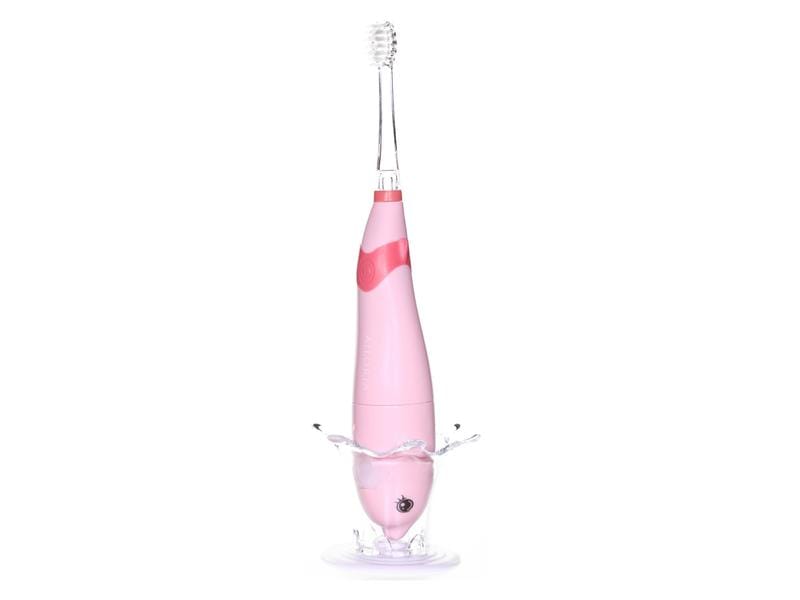 Ailoria Schallzahnbürste Bubble Brush für Kinder, Pink Elektrische Zahnbürste für Kinder