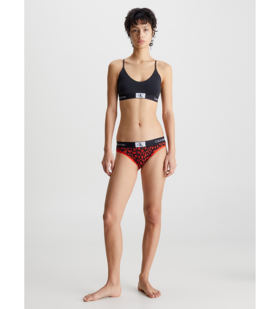 Sutiã Calvin Klein de alças finas CK96 preto