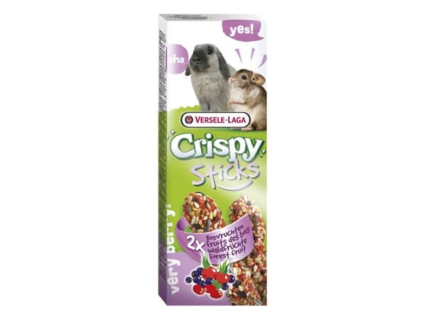 Versele-Laga Crispy Sticks-kolber for kaniner og gnagere skogsfrukter 2 stk.