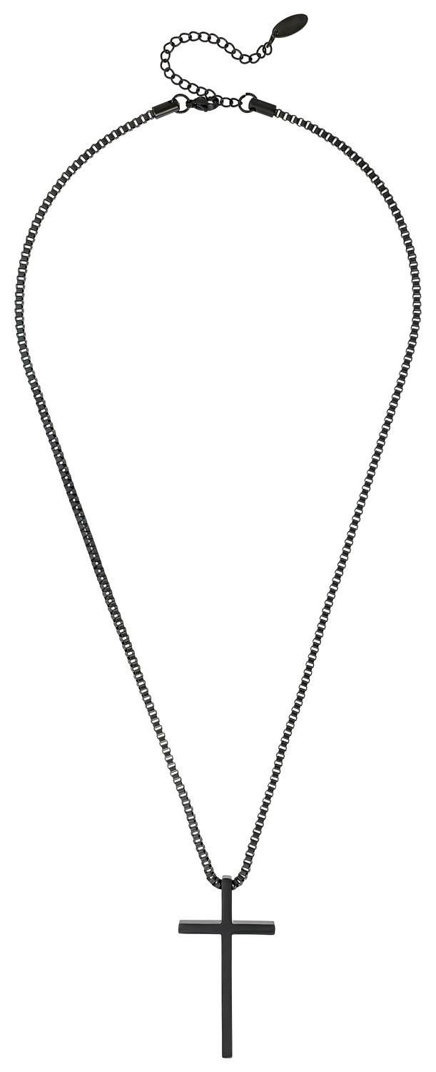 Herren Kette - Black Cross