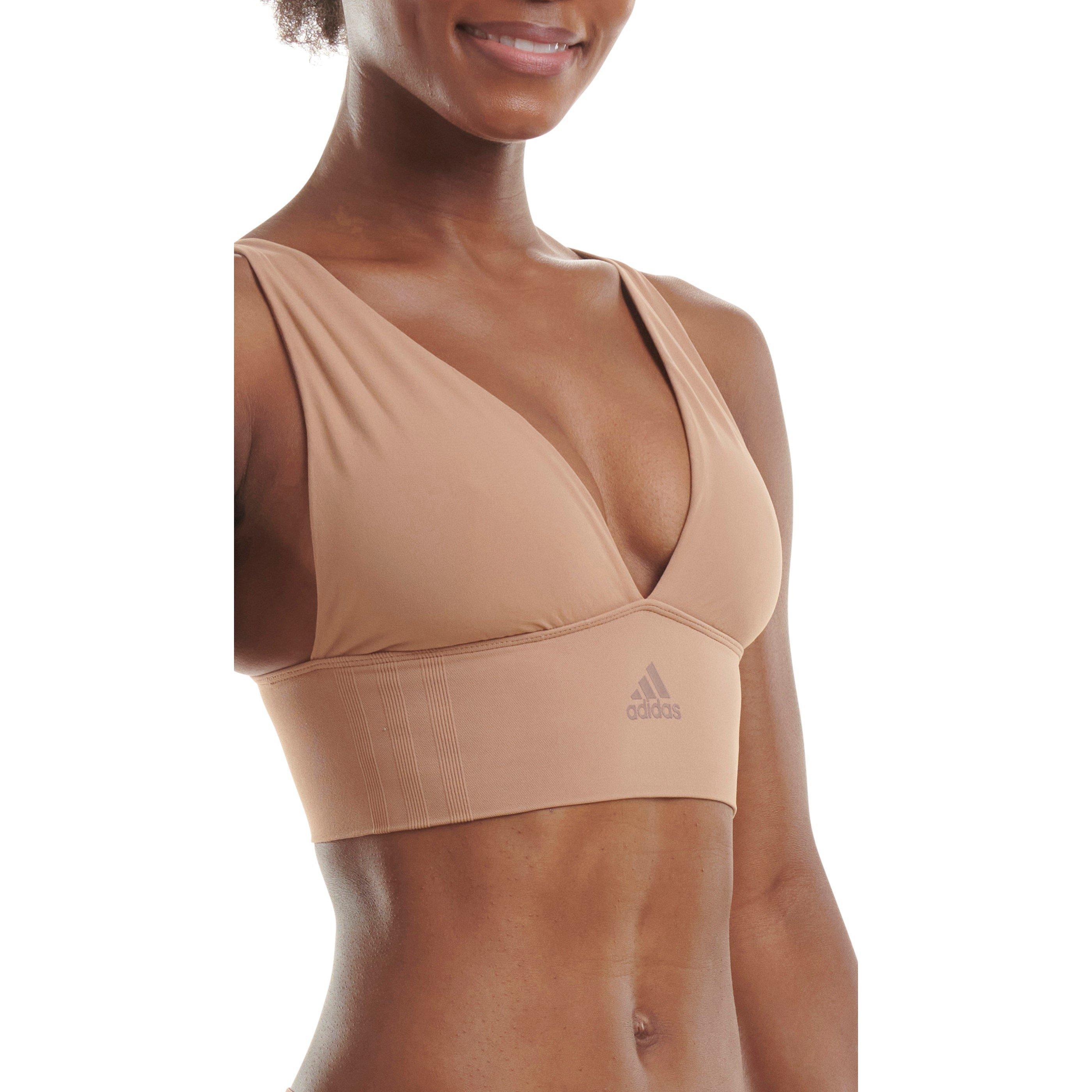 adidas Sport Active Seamless Micro Stretch Long Line Plunge Bra