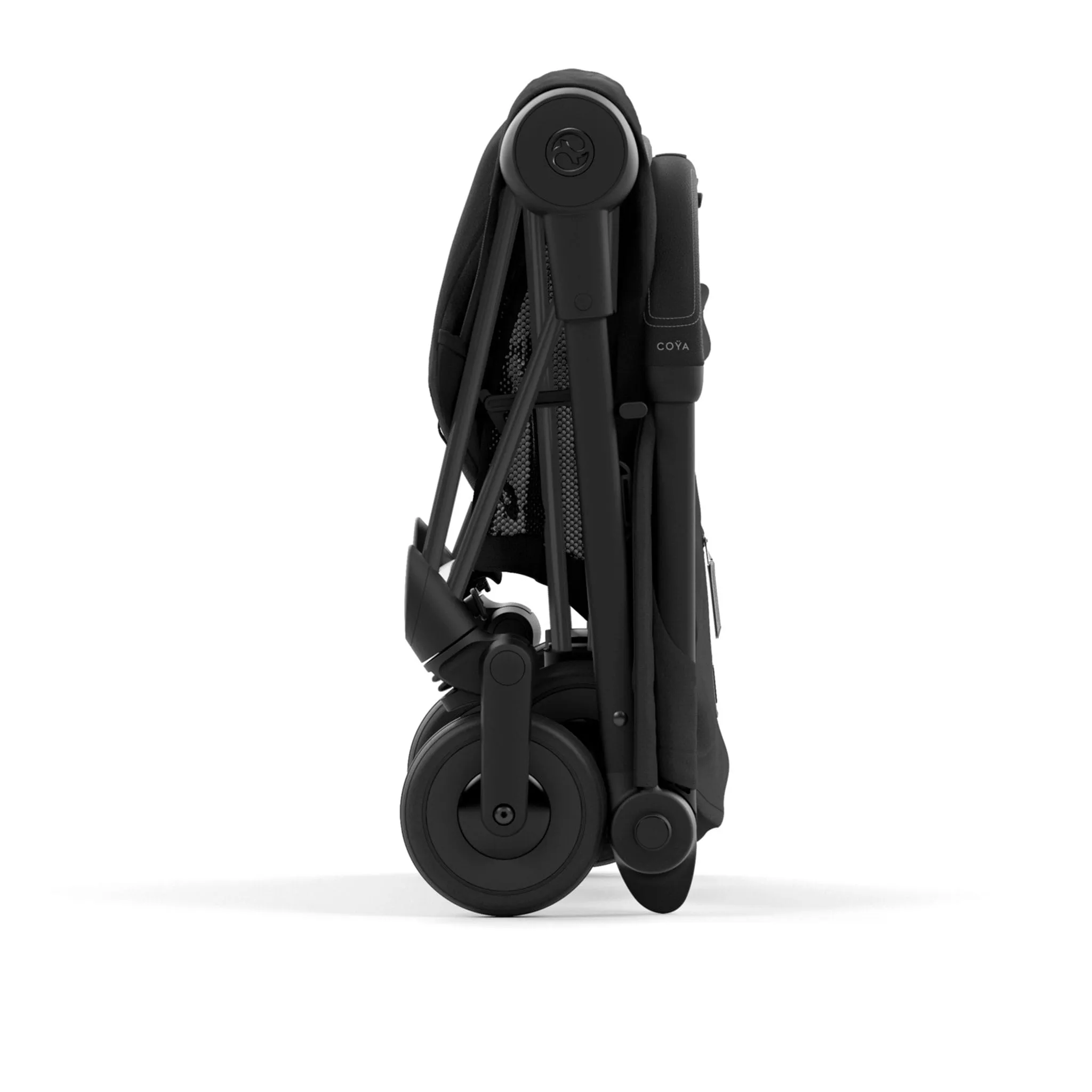 Cybex Poussette Coya - Cadre noir mat avec siège noir sépia