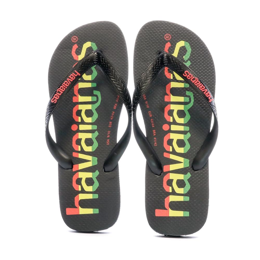 Havaianas Tongs Noir Homme Havaianas Top Logomania