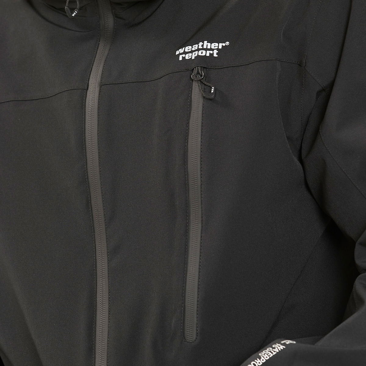 Weather Report Delton regnjakke, herre (Black)