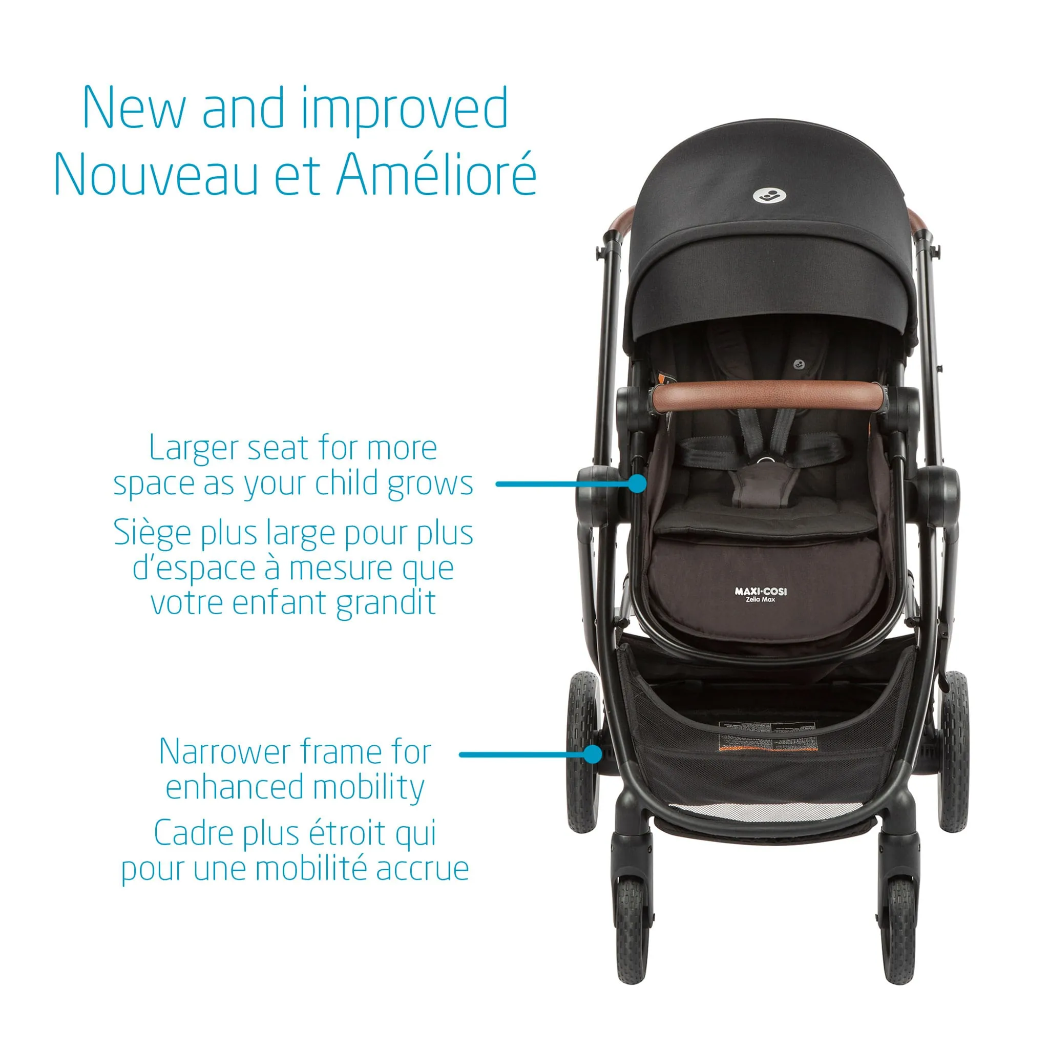 Maxi-cosi Système de Voyage Zelia Max - Basalt Noir